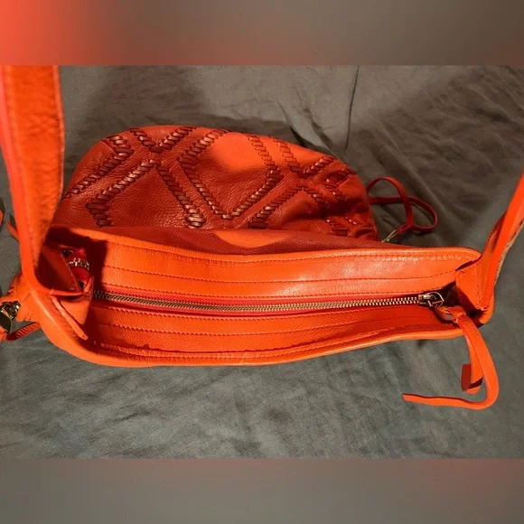 Christopher Kon — Salmon Leather Shoulder Bag - Picture 6 of 11